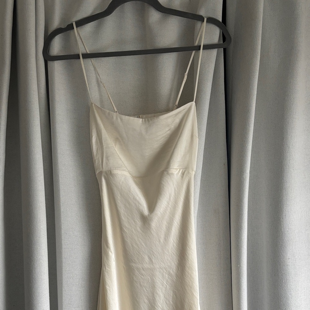 The A&F Julia Slip Cowl Back-Bow Maxi Dress